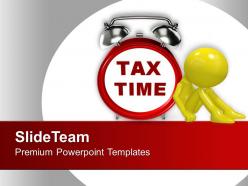 Tax time finance powerpoint templates ppt backgrounds for slides 0113