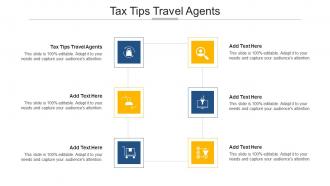 Tax Tips Travel Agents Ppt Powerpoint Presentation Slides Show Cpb