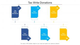 Tax write donations ppt powerpoint presentation infographics layouts cpb