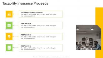 Taxability Insurance Proceeds In Powerpoint And Google Slides Cpb