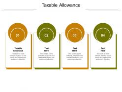 Taxable allowance ppt powerpoint presentation infographics graphics cpb