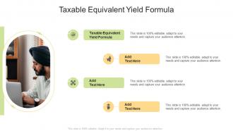 Taxable Equivalent Yield Formula In Powerpoint And Google Slides Cpb