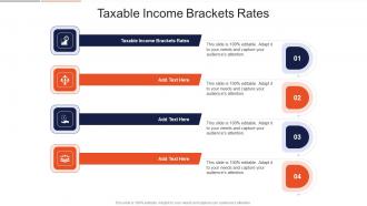 Taxable Income Brackets Rates In Powerpoint And Google Slides Cpb
