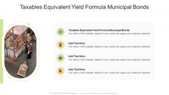 Taxables Equivalent Yield Formula Municipal Bonds In Powerpoint And Google Slides Cpb