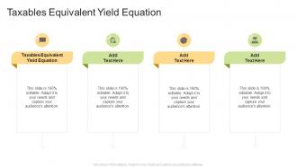 Taxablesequivalent Yield Equation In Powerpoint And Google Slides Cpb
