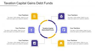 Taxation capital gains debt funds ppt powerpoint presentation icon graphics design cpb