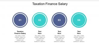 Taxation finance salary ppt powerpoint presentation images cpb