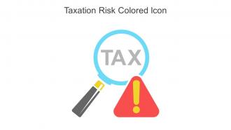 Taxation Risk Colored Icon In Powerpoint Pptx Png And Editable Eps Format