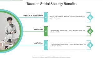 Taxation Social Security Benefits In Powerpoint And Google Slides Cpb