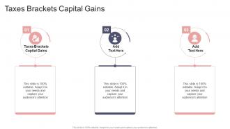 Taxes Brackets Capital Gains In Powerpoint And Google Slides Cpb