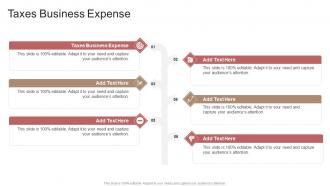 Taxes Business Expense In Powerpoint And Google Slides Cpb