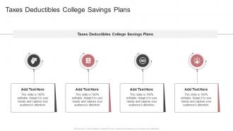 Taxes Deductibles College Savings Plans In Powerpoint And Google Slides Cpb