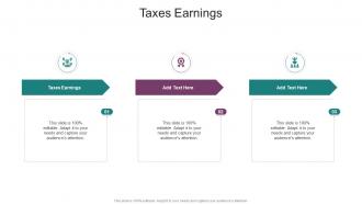 Taxes Earnings In Powerpoint And Google Slides Cpb