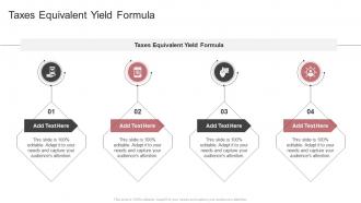 Taxes Equivalent Yield Formula In Powerpoint And Google Slides Cpb
