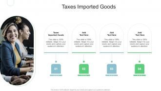 Taxes Imported Goods In Powerpoint And Google Slides Cpb