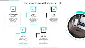 Taxes Investment Property Sale In Powerpoint And Google Slides Cpb