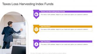 Taxes Loss Harvesting Index Funds In Powerpoint And Google Slides Cpb