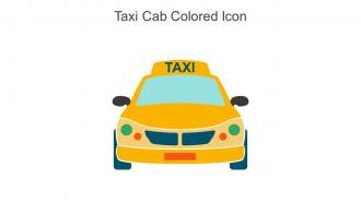 Taxi Cab Colored Icon In Powerpoint Pptx Png And Editable Eps Format