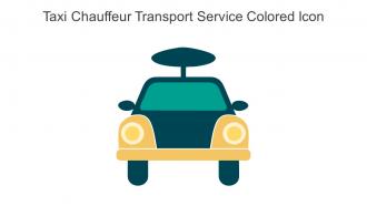 Taxi Chauffeur Transport Service Colored Icon In Powerpoint Pptx Png And Editable Eps Format