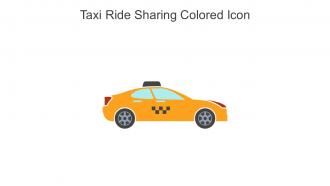 Taxi Ride Sharing Colored Icon In Powerpoint Pptx Png And Editable Eps Format