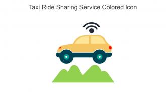 Taxi Ride Sharing Service Colored Icon In Powerpoint Pptx Png And Editable Eps Format