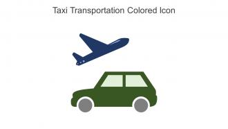 Taxi Transportation Colored Icon In Powerpoint Pptx Png And Editable Eps Format