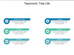 Taxonomic tree life ppt powerpoint presentation styles design templates cpb