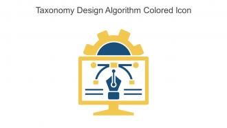 Taxonomy Design Algorithm Colored Icon In Powerpoint Pptx Png And Editable Eps Format