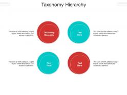 Taxonomy hierarchy ppt powerpoint presentation styles background image cpb