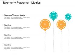 Taxonomy placement metrics ppt powerpoint presentation professional templates cpb