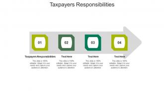 Taxpayers responsibilities ppt powerpoint presentation infographics show cpb