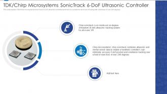 Tdk chirp microsystems sonictrack virtual reality and augmented reality ppt layouts pictures