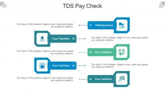 Tds pay check ppt powerpoint presentation ideas show cpb