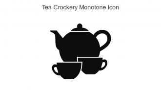 Tea Crockery Monotone Icon In Powerpoint Pptx Png And Editable Eps Format