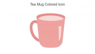 Tea Mug Colored Icon In Powerpoint Pptx Png And Editable Eps Format