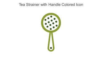 Tea Strainer With Handle Colored Icon In Powerpoint Pptx Png And Editable Eps Format