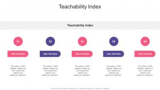 Teachability Index In Powerpoint And Google Slides Cpb