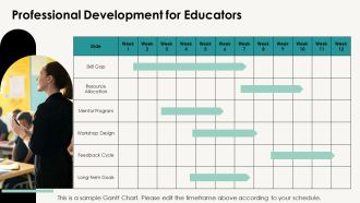 Teacher For Education Impact And Strategy PPT Summary AT Downloadable Interactive