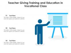 Teacher Giving Training And Education In Vocational Class