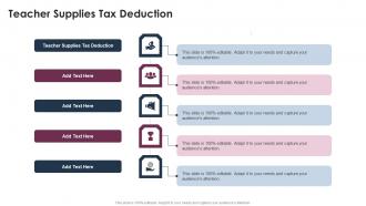 Teacher Supplies Tax Deduction In Powerpoint And Google Slides Cpb