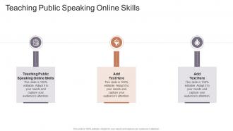 Teaching Public Speaking Online Skills In Powerpoint And Google Slides Cpb