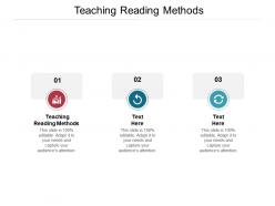 Teaching reading methods ppt powerpoint presentation outline slide cpb