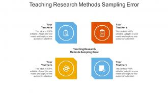 Teaching research methods sampling error ppt powerpoint presentation inspiration shapes cpb