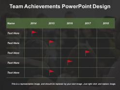 Team achievements powerpoint design
