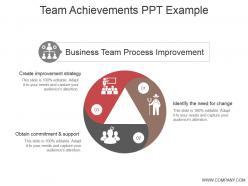Team achievements ppt example