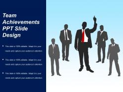 Team achievements ppt slide design