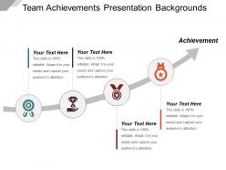 Team achievements presentation backgrounds