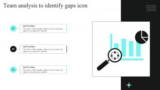 Team Analysis To Identify Gaps Icon