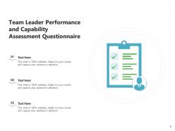 Team Assessment Questionnaire Analyzing Leadership Performance