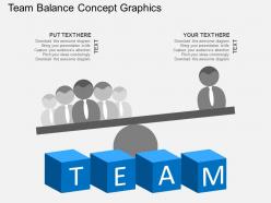 Team Balance Concept Graphics Flat Powerpoint Design